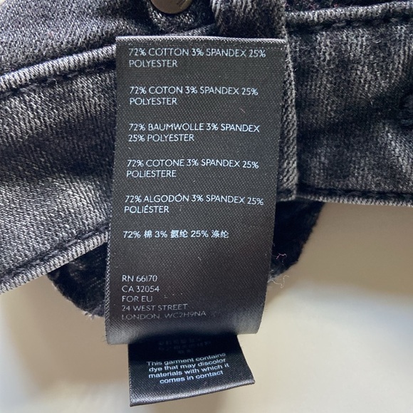 Pilcro and the Letterpress Black Moto High-Rise Denim Leggings - Picture 9 of 10